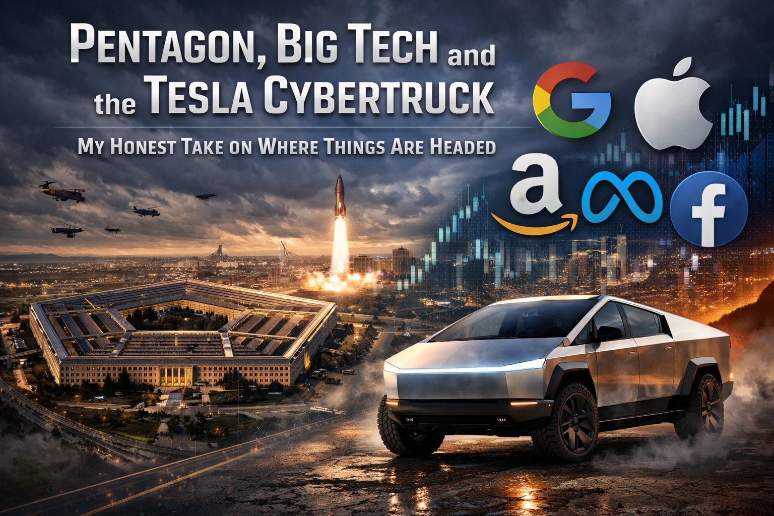 pentagon big tech tesla cybertruck